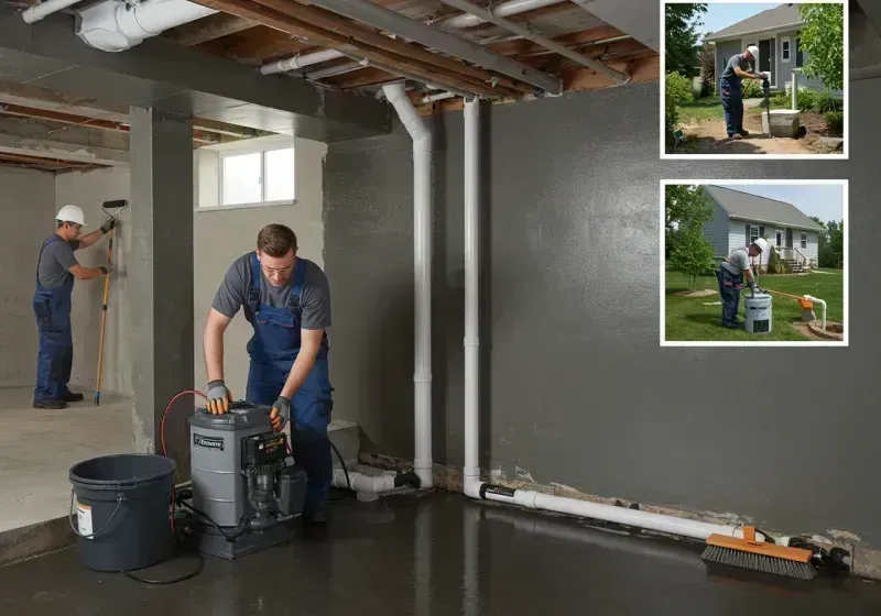 Basement Waterproofing and Flood Prevention process in McMinnville, TN